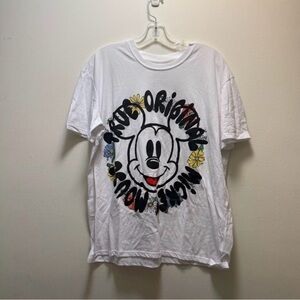 Disney White Mickey Mouse T-Shirt